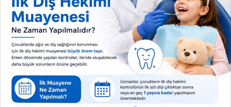 Çocuklarda İlk Diş Hekimi Muayenesi Ne Zaman Yapılmalıdır?