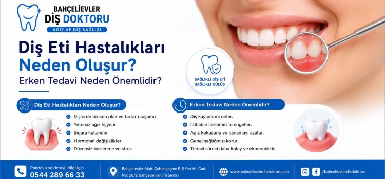 Diş Eti Hastalıkları Neden Oluşur? Erken Tedavi Neden Önemlidir?
